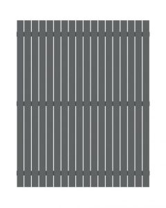 Sichtschutzzaun Squadra Alu anthrazit matt 180 x 180 cm 2425