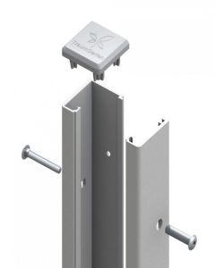 System U-Klemmprofil silber 192 cm