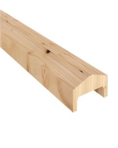 Osmo Abschlussprofil für 28 mm Bohle mit Absorberelement, Lärche 