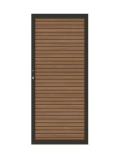 SYSTEM NEO WPC Platinum TOR teak-braun 98 x 180 cm