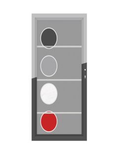 Traumgarten System Board XL Einzeltor auf Maß 60-180 x bis 180 cm 